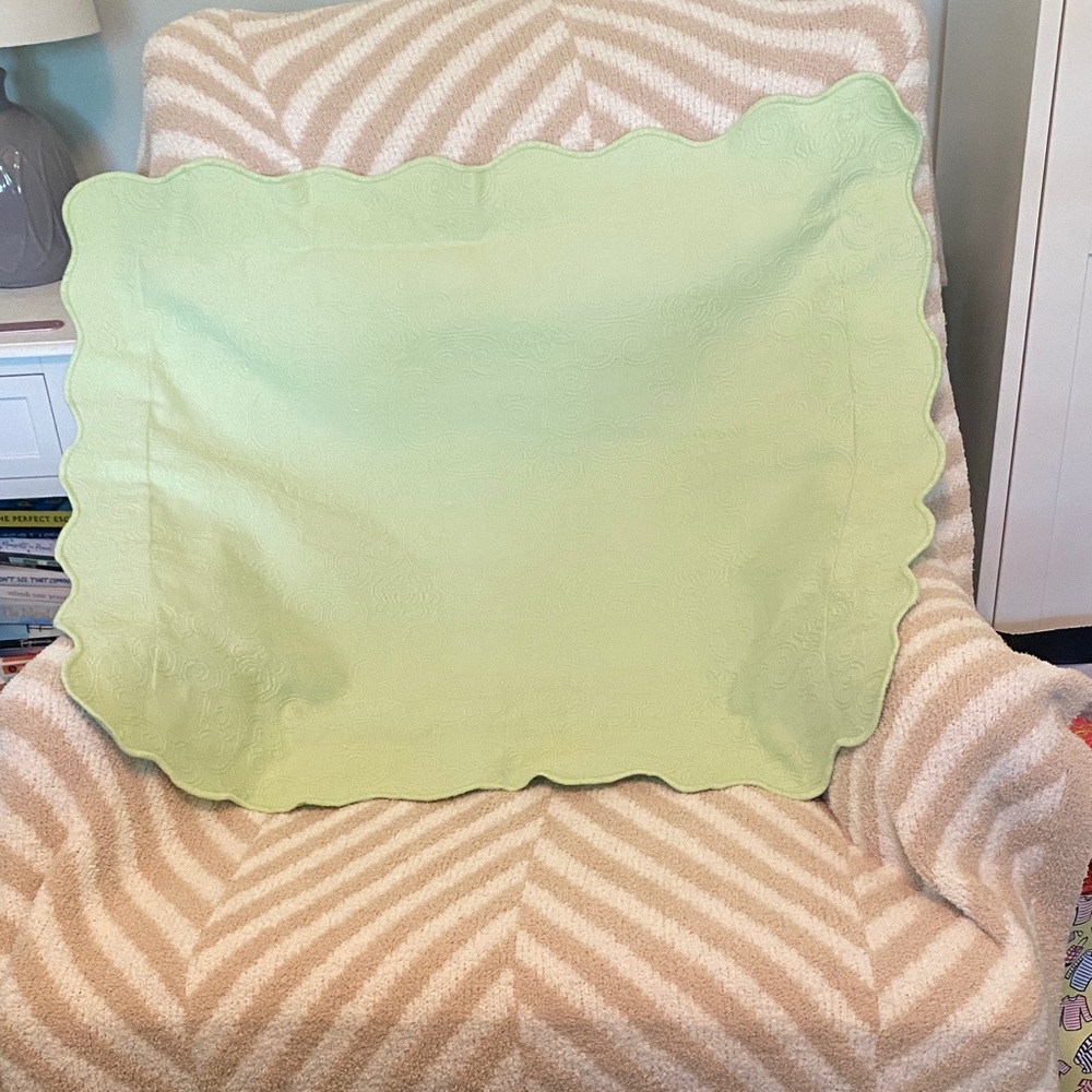 Elegant celery green Pillow Covers